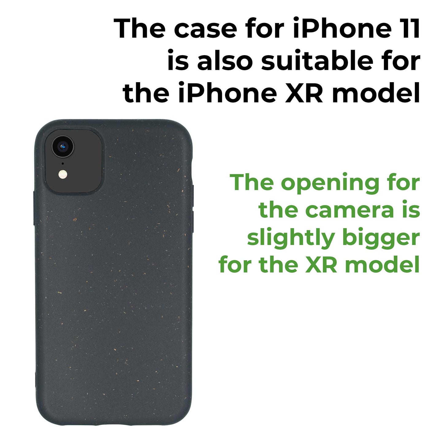 Biodegradable phone case - Black | All iPhone Models