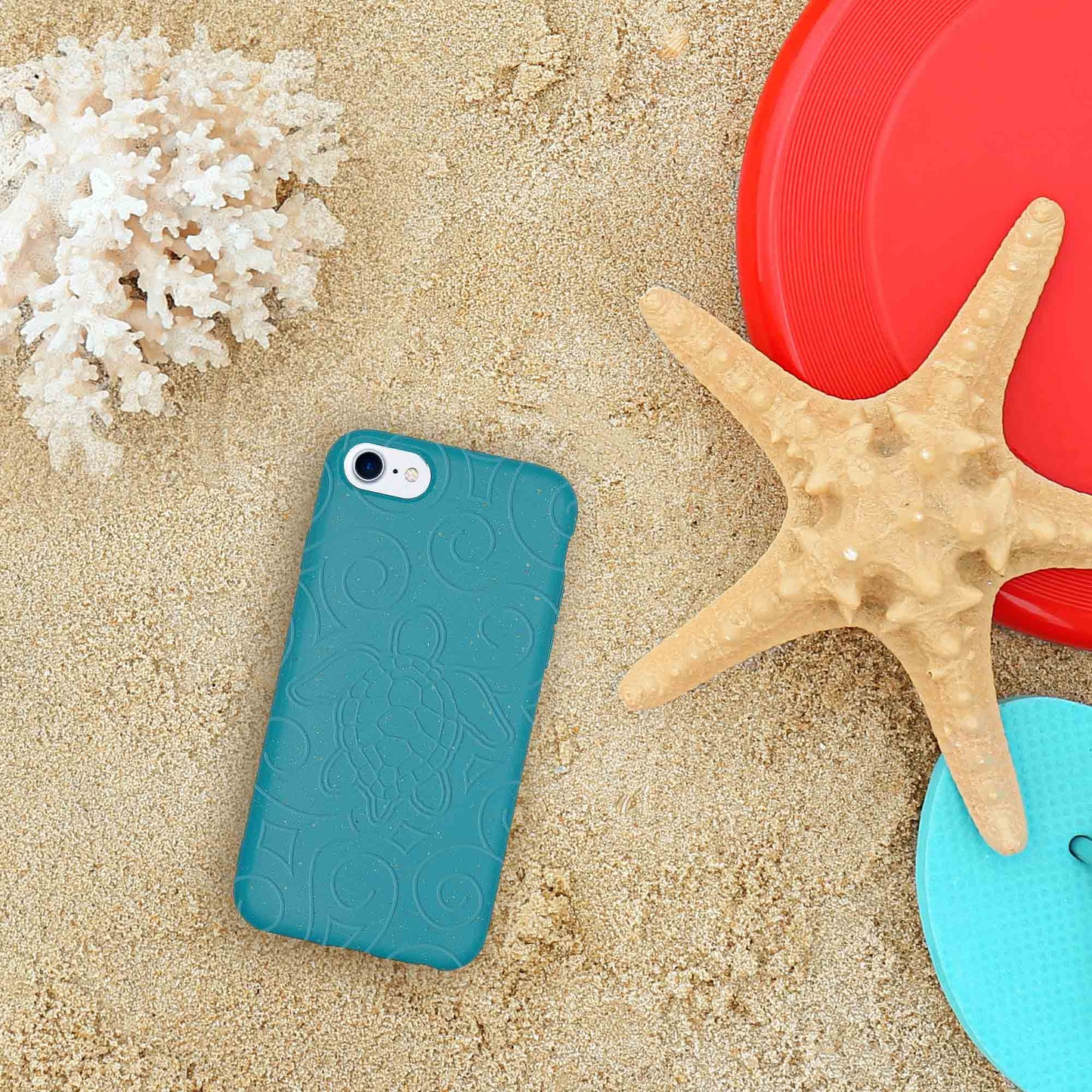 Ocean Turtle -  Biodegradable iphone case - Blue and Black | All iPhone Models