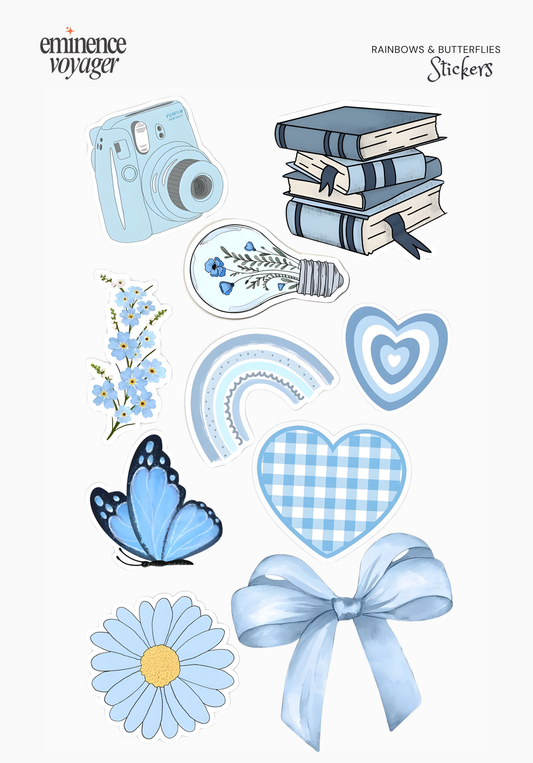 Rainbows & Butterflies Stickers | Eminence Voyager Stickers