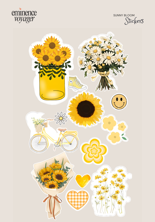 Sunny Bloom Stickers | Eminence Voyager Stickers