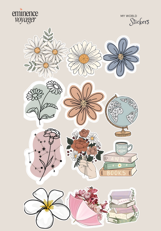 My World Stickers | Eminence Voyager Stickers