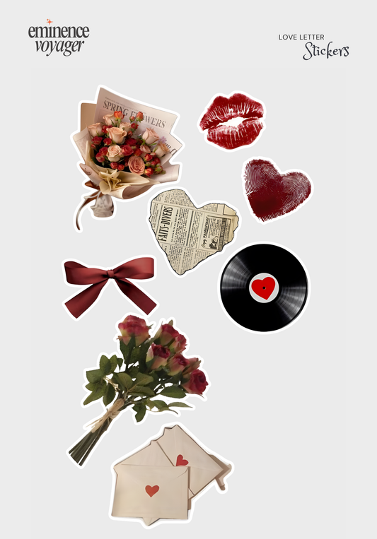 Love Letter Stickers | Eminence Voyager Stickers