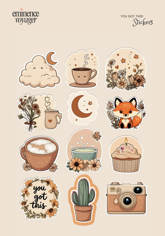 You Got This! Stickers | Eminence Voyager Stickers