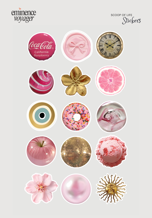 Scoop Of Life Stickers | Eminence Voyager Stickers