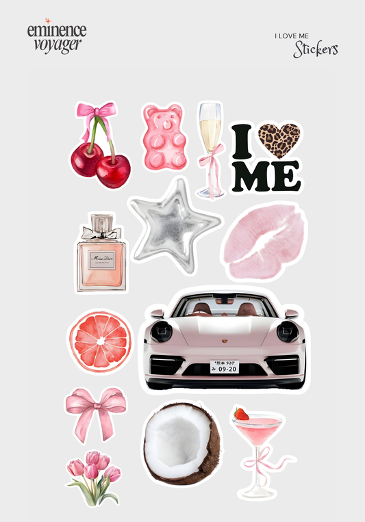 I Love Me Stickers | Eminence Voyager Stickers