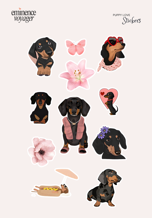 Puppy Love Stickers | Eminence Voyager Stickers