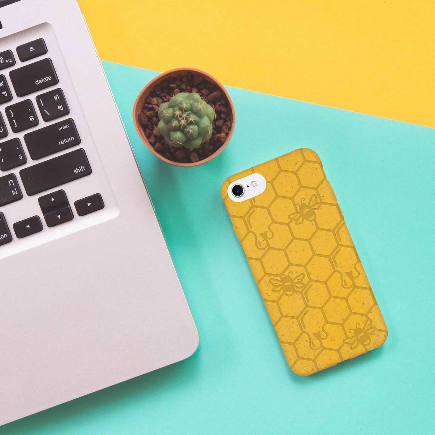 Honey Bee -  Biodegradable iphone cases - Yellow, Orange and Black | All Models