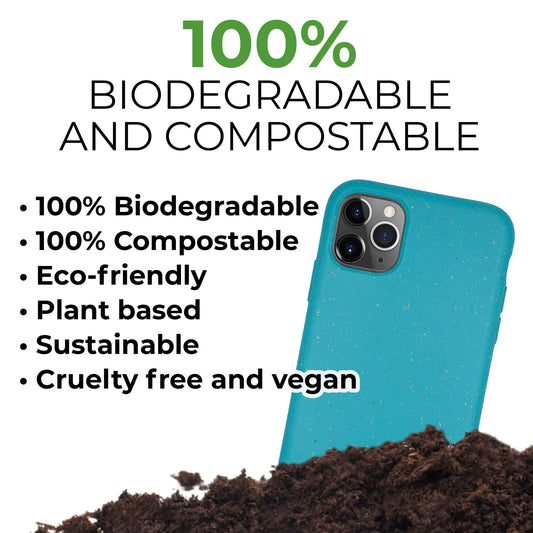 Biodegradable Phone Case – Ocean Blue | Eco-Friendly