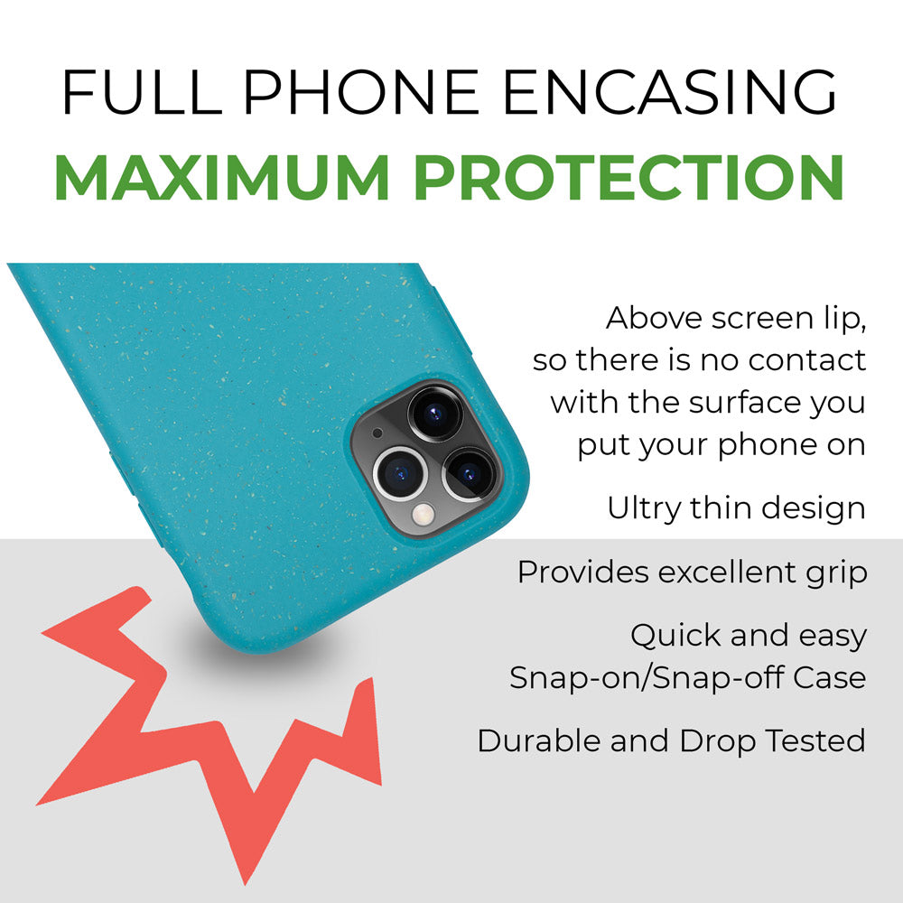 Biodegradable Phone Case – Ocean Blue | Eco-Friendly