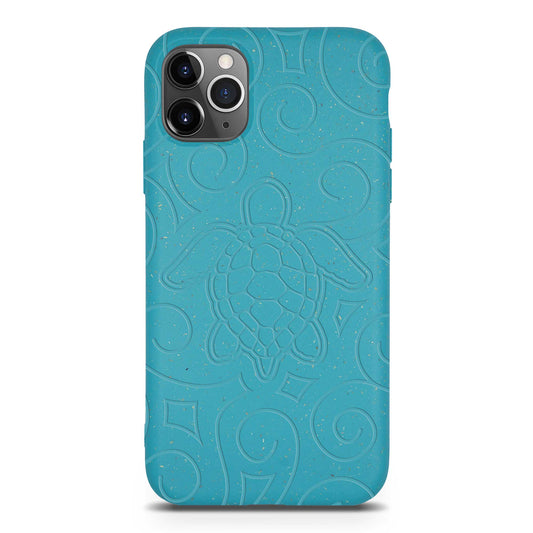 Ocean Turtle -  Biodegradable iphone case - Blue and Black | All iPhone Models